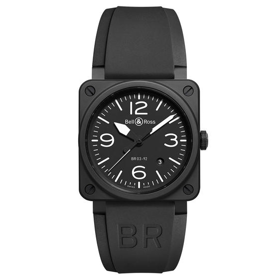 Bell & Ross Watch Replica BR 03-92 CERAMIC BLACK MATTE BR0392-BL-CE